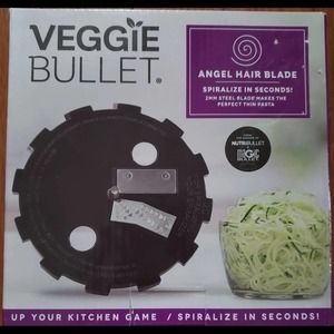NEW Veggie Bullet Angel‎ Hair Blade